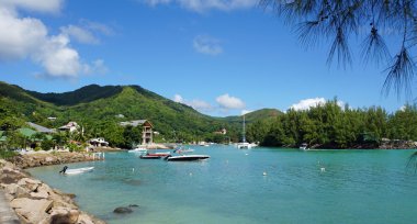 Anse madge praslin üzerinde