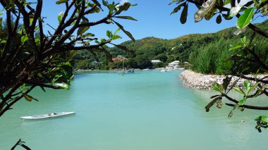 Anse madge praslin üzerinde