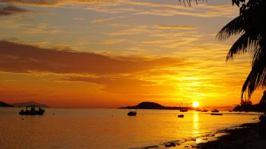 harika gün batımı