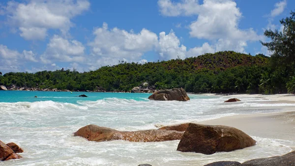 Famous anse lazio — Stock Photo, Image