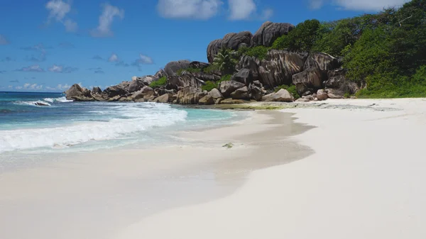 Granitfelsen auf der Großen Anse — Stockfoto