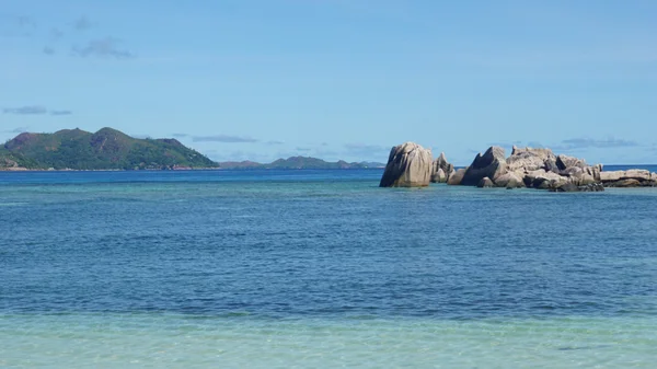 Granitfelsen onla digue — Stockfoto