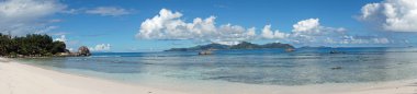 Panorama görünümünü tropikal plaj
