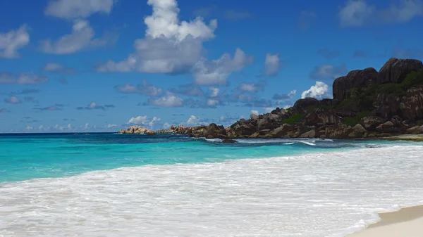 Granitklippor på grand anse — Stockfoto