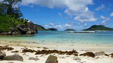 Granit kayalar kenarı