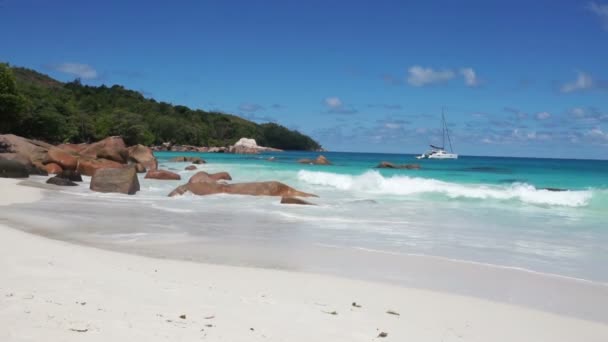 Úžasné pláže na Seychely — Stock video