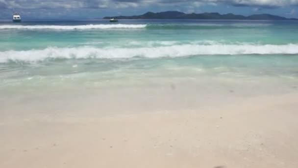 Seyşeller beach — Stok video