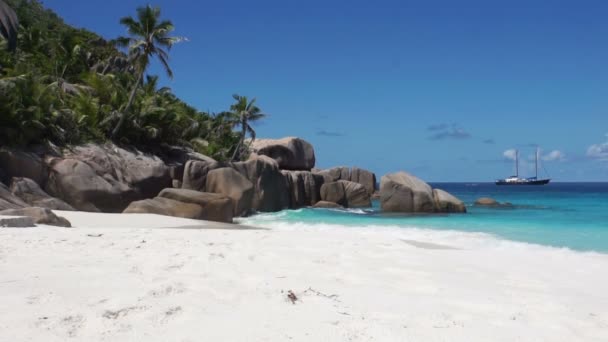 Spiaggia delle Seychelles — Video Stock