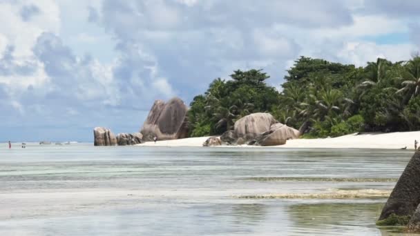 Seychellen strand — Stockvideo