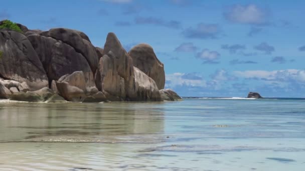 Spiaggia delle Seychelles — Video Stock