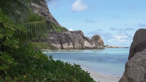 Playa de Seychelles — Vídeos de Stock