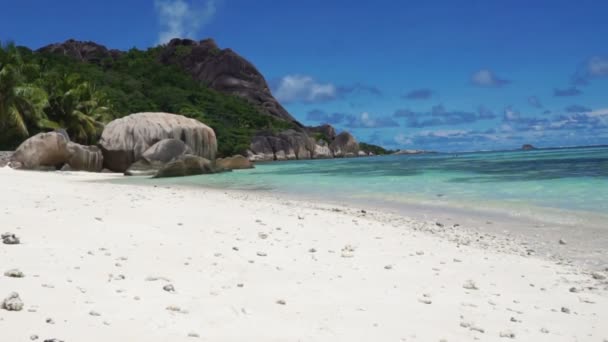 Seychellen strand — Stockvideo
