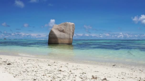 Seychellen strand — Stockvideo