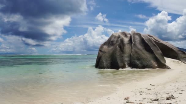 Seychellen strand — Stockvideo