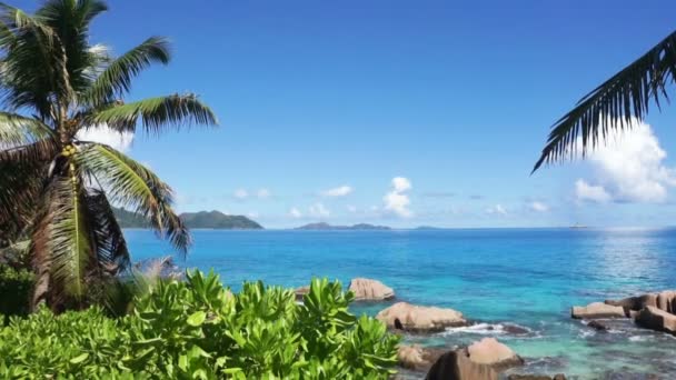 Csodálatos Seychelle-szigetek — Stock videók