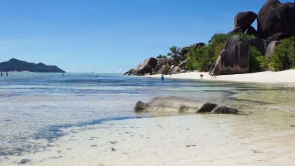 Spiaggia delle Seychelles — Video Stock