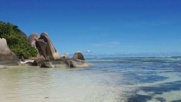 Spiaggia delle Seychelles — Video Stock