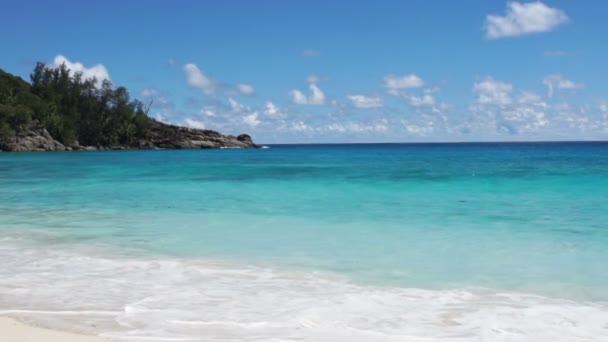 Strand der Seychellen — Stockvideo