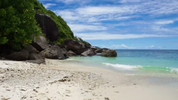 Spiaggia delle Seychelles — Video Stock