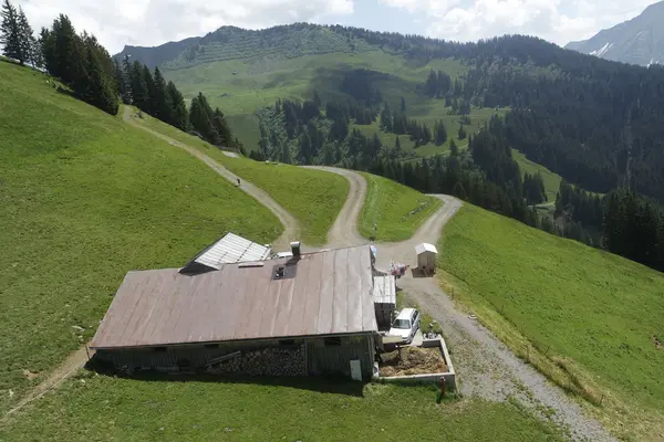 Montanhas de bregenz — Fotografia de Stock