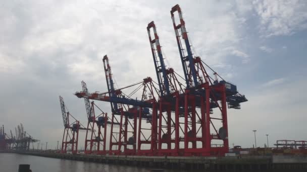 Puerto de Hamburgo — Vídeo de stock