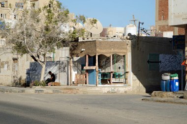 El Kureyir, Mısır - 10 Ekim 2025: Yoksulluk Köyü