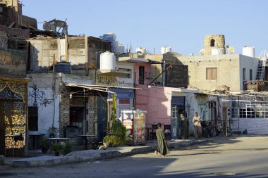 El Kureyir, Mısır - 10 Ekim 2025: Yoksulluk Köyü