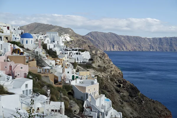 Traditional greece architecutre in oia on santorini island — Stock Photo, Image