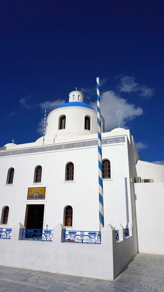 Traditional greece architecutre in oia on santorini island — Stock Photo, Image