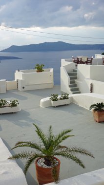 geleneksel Yunanistan Köyü fira santorini Adası