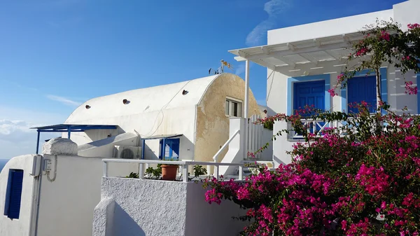 oia santorini adasında geleneksel Yunanistan architecutre