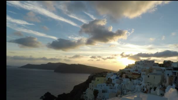 Santorini Oia Köyü — Stok video