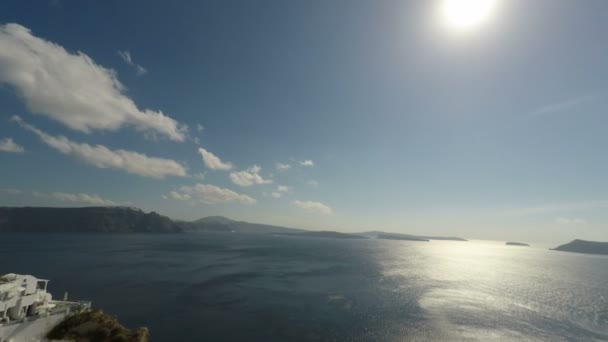 Santorini Adası Oia Köyü — Stok video