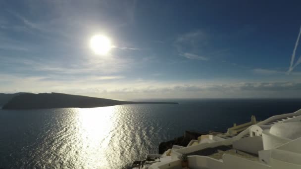 Isla de Santorini en otoño — Vídeos de Stock