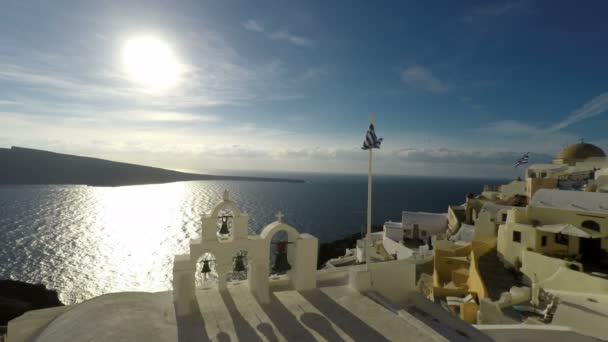 Île de Santorin en automne 