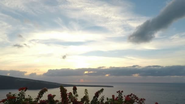 Grèce île de santorin en automne — Video