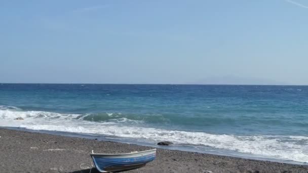 Mar Egeo en santorini — Vídeo de stock