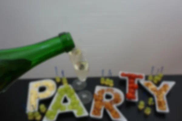 Bunte Luftschlangen-Party — Stockfoto
