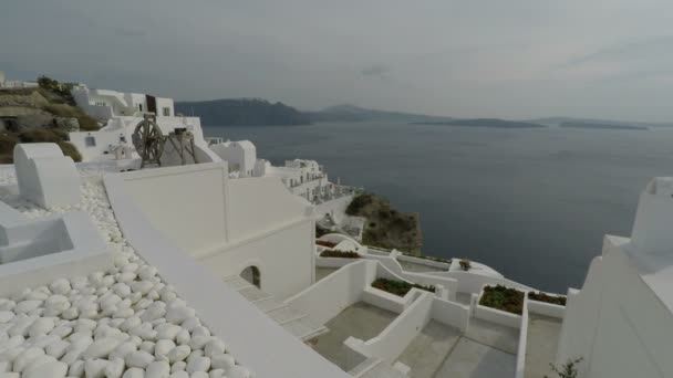 Santorini im Herbst — Stockvideo