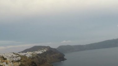 Yunanistan adası Santorini'de sonbahar