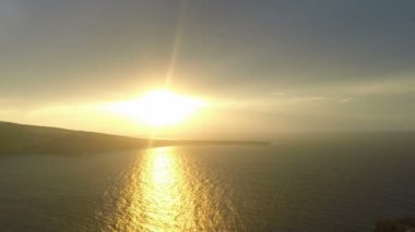 Yunanistan adası Santorini'de sonbahar