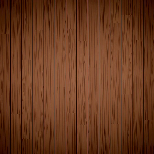 Textura vectorial de fondo marrón oscuro de madera — Vector de stock