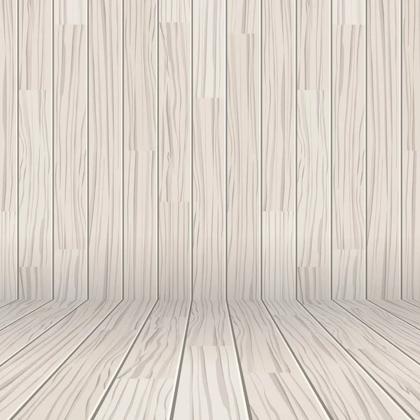 Vector textura de madera habitación vacía fondo — Vector de stock