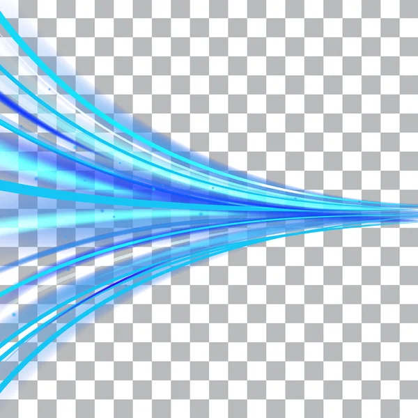 Het gloeiende lichteffect vector op geïsoleerde achtergrond — Stockvector