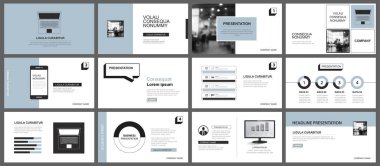 Sunum ve kaydırma şablonu. Mavi pastel arka plan tasarla. Ticari yıllık rapor, el ilanı, pazarlama, broşür, reklam, broşür, modern tarz için kullan.