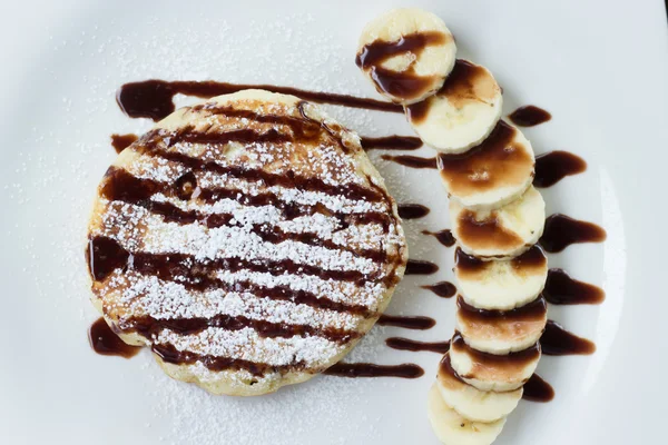 muz ve çikolata gözleme servis