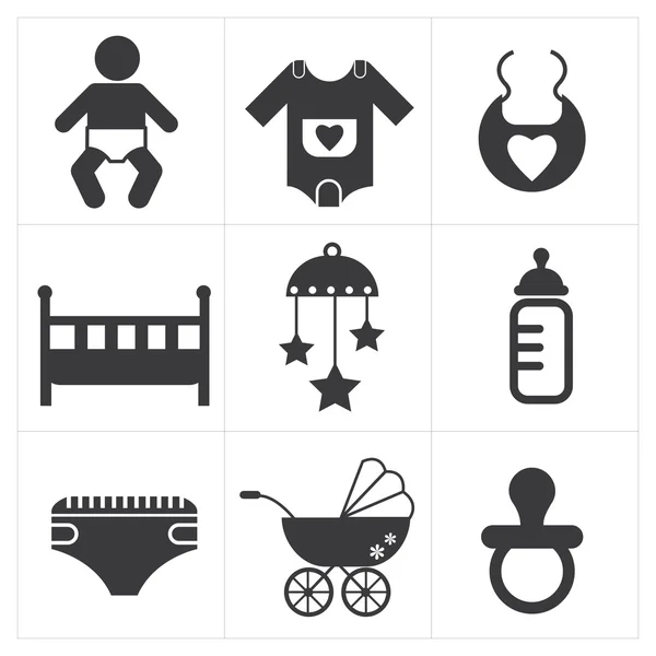 Baby Stuff Icon — Stock Vector