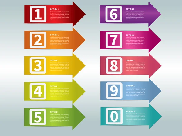 Elemento Infográfico Empresarial — Archivo Imágenes Vectoriales