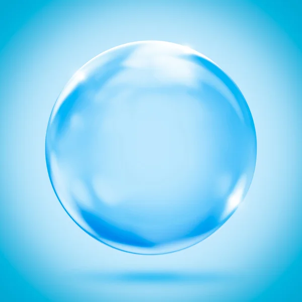 Riflessione cristallo sfera — Foto Stock