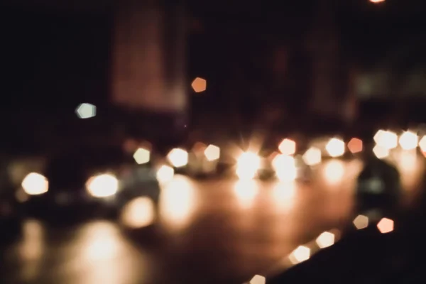 Abstenerse desenfoque camino bokeh en la ciudad —  Fotos de Stock